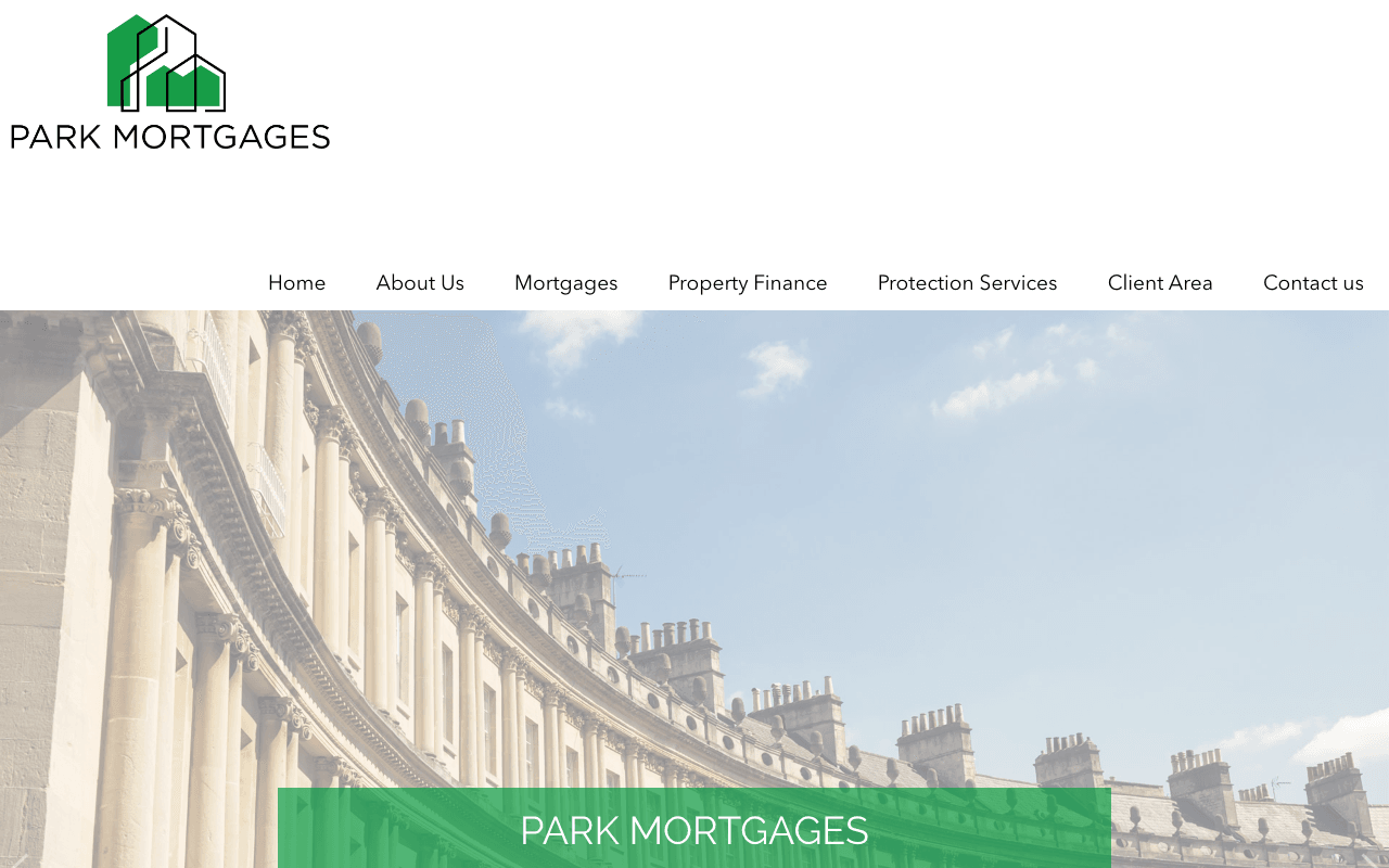 Park Mortgages website preview