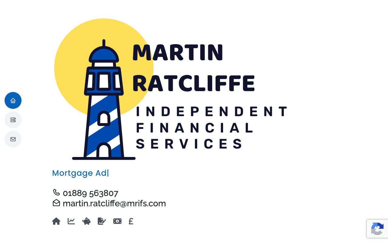 Martin Ratcliffe - Independent Financial Advisers website preview