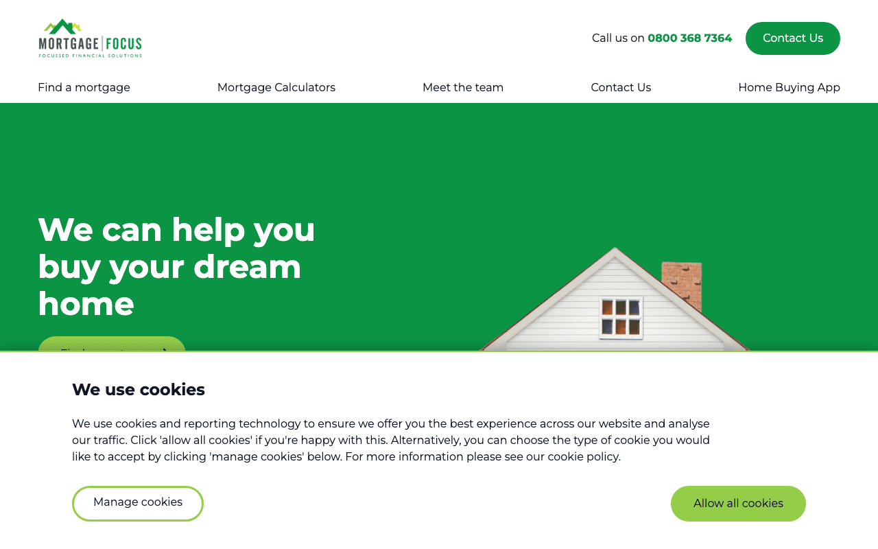 Mortgage Focus website preview