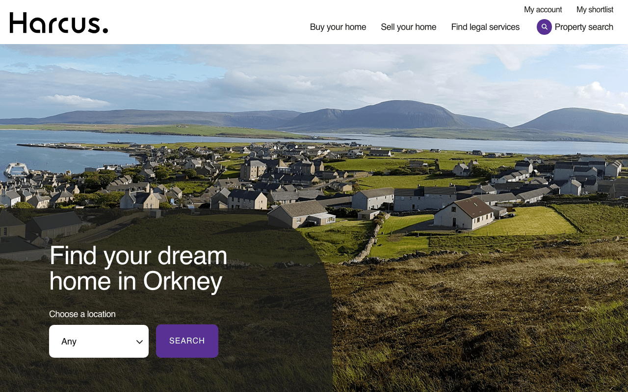 Harcus Property website preview