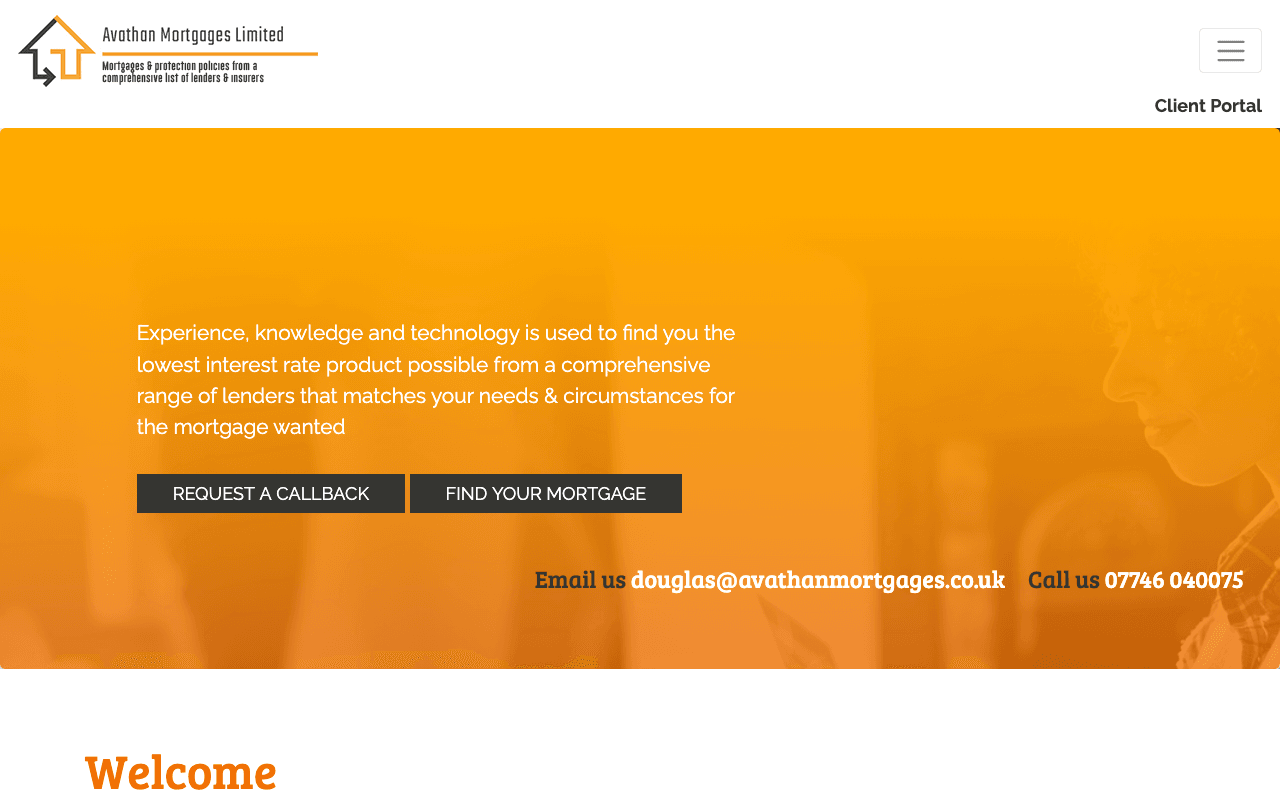 Avathan Mortgages Limited website preview