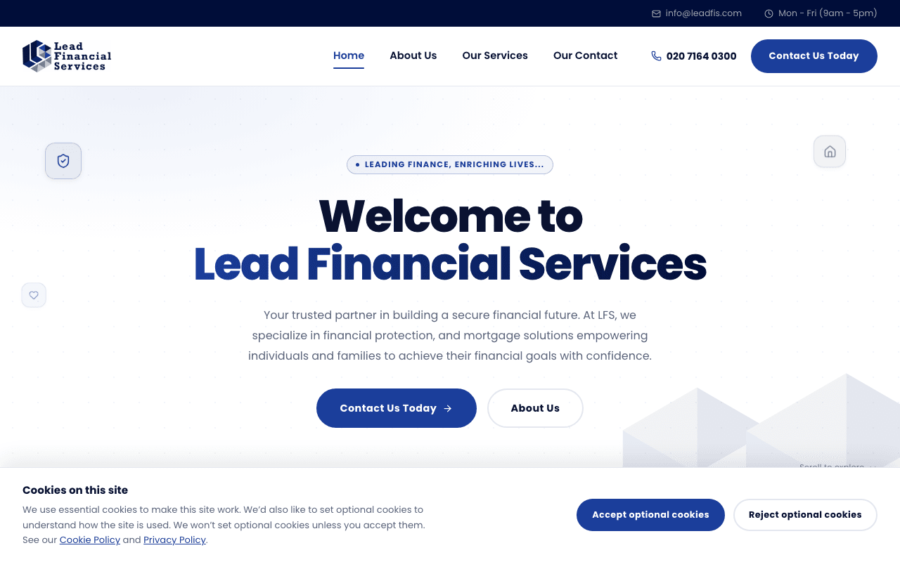 LFS website preview