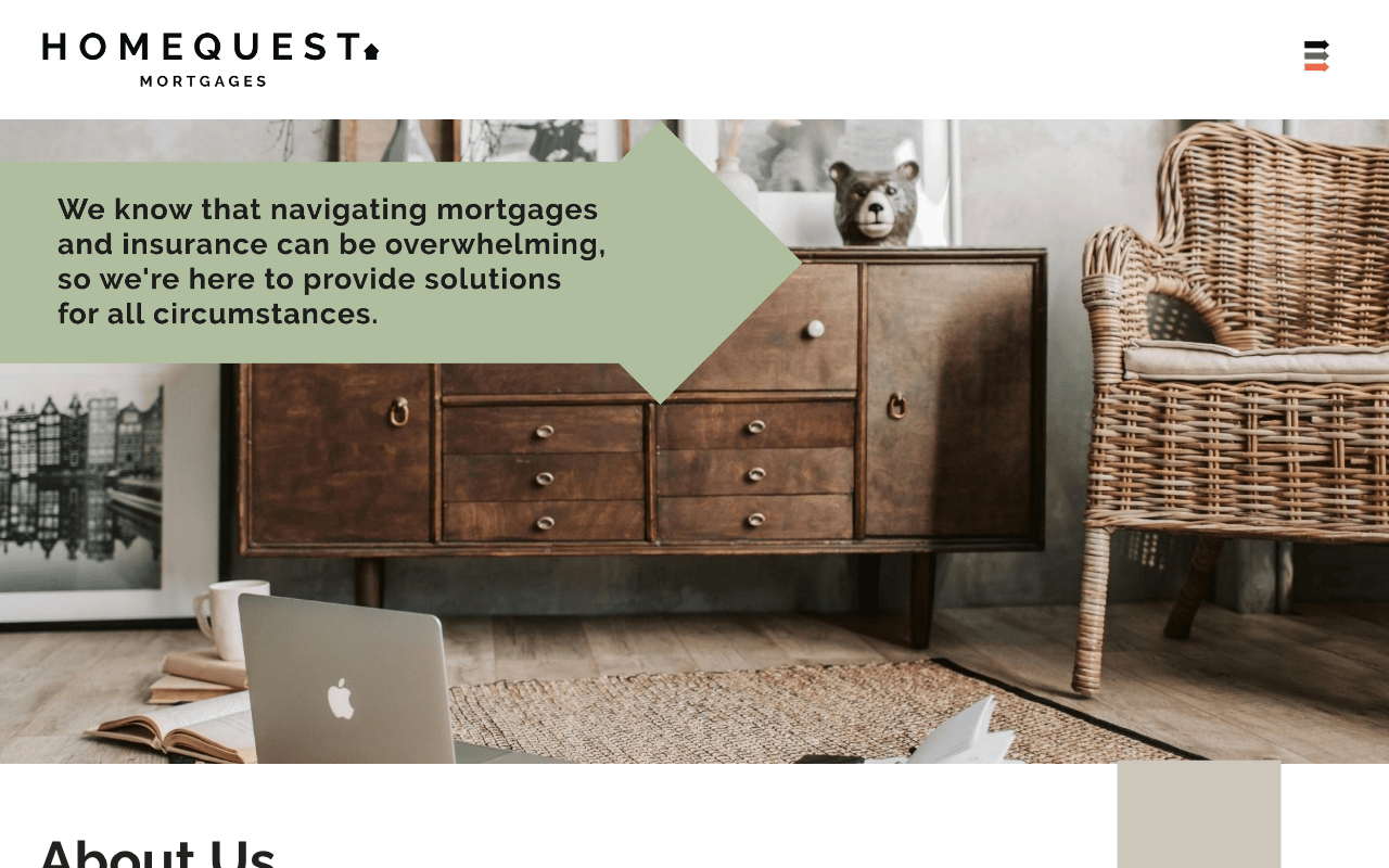 HomeQuest Mortgages Ltd website preview