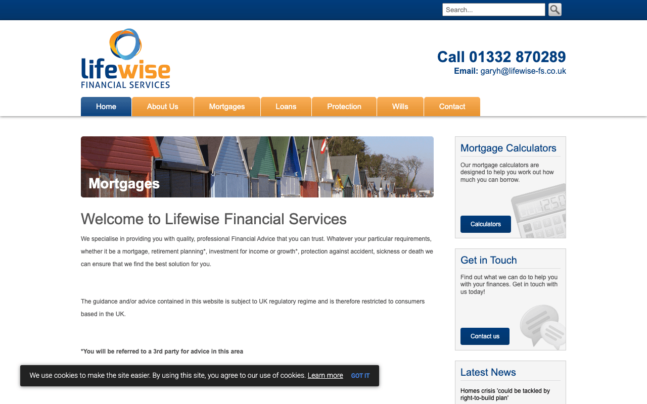 Lifewise Financial Services website preview
