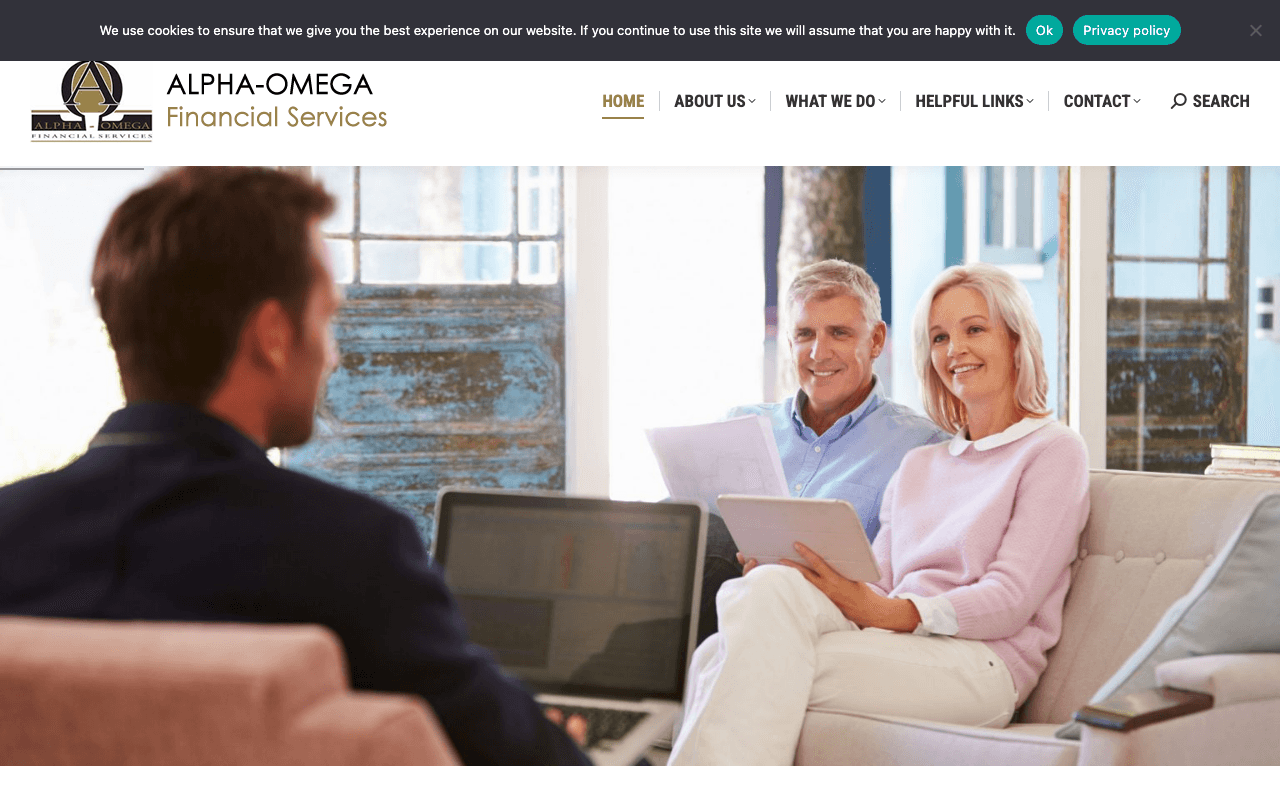 Alpha-Omega Financial Services Ltd website preview