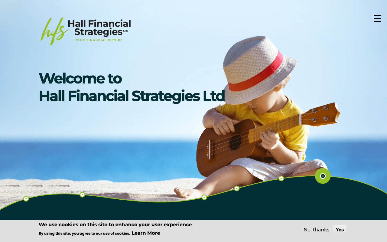 Hall Financial Strategies Ltd website preview