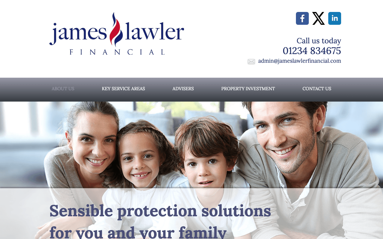James Lawler Financial website preview