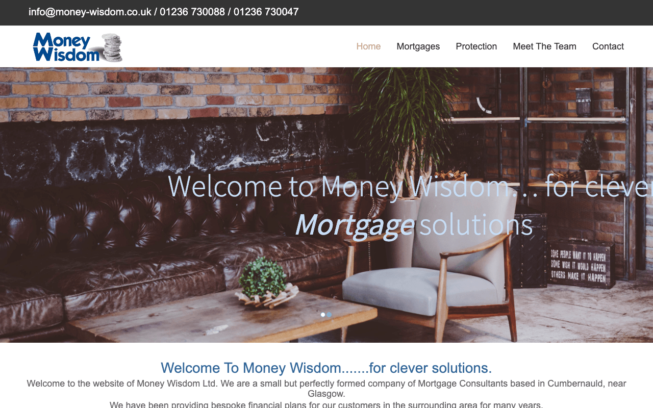 Money Wisdom Ltd website preview