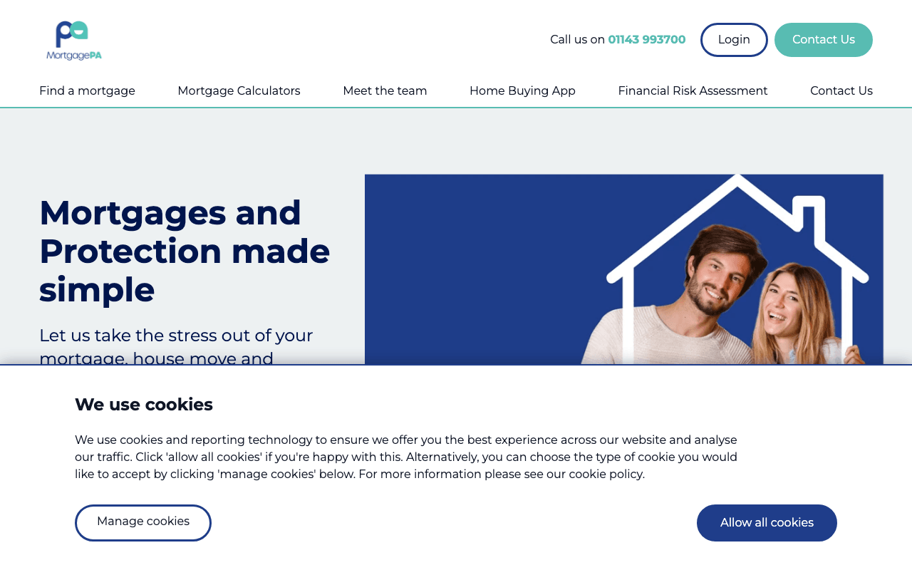 Michelle Baines- Mortgage&Protection Advisor website preview
