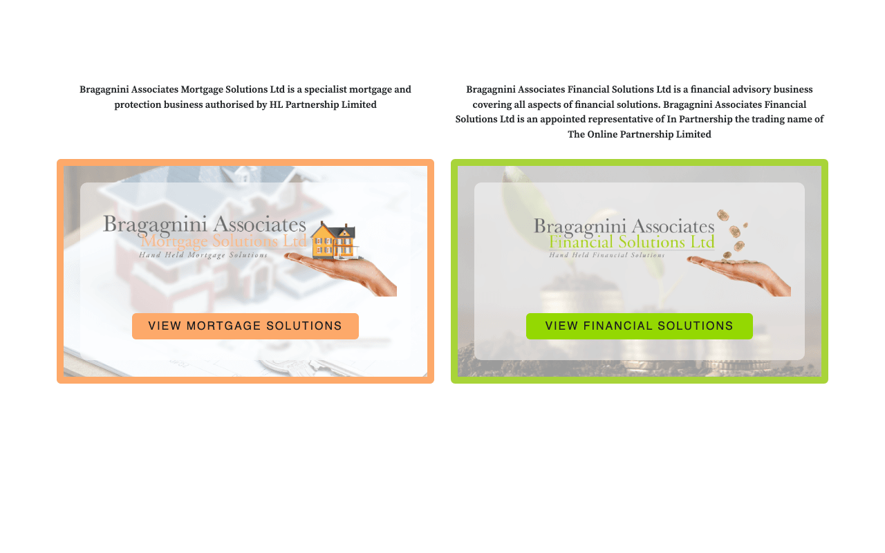 Bragagnini Associates Mortgage Solutions Ltd website preview