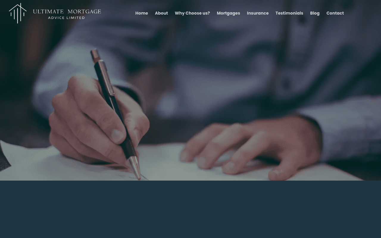 Ultimate Mortgage Advice website preview