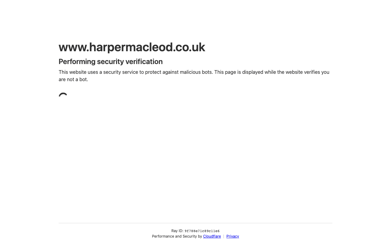 Harper Macleod LLP website preview
