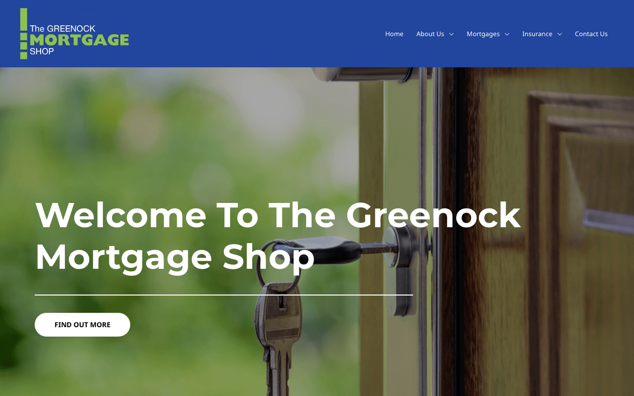 The Greenock Mortgage Shop website preview