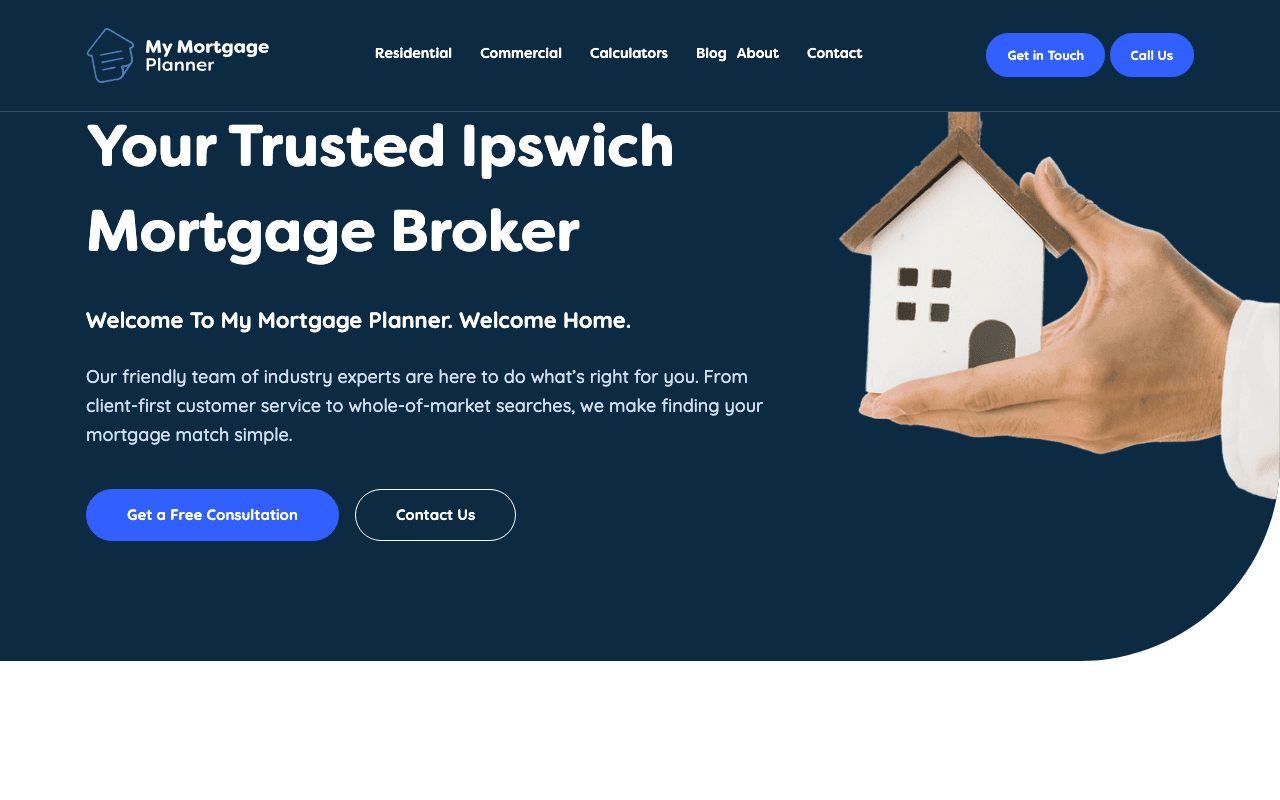 My Mortgage Planner website preview