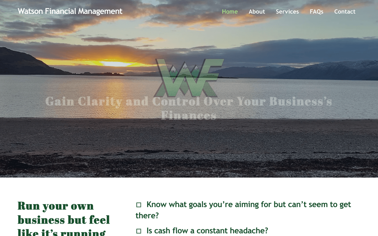 Watson Financial Management website preview