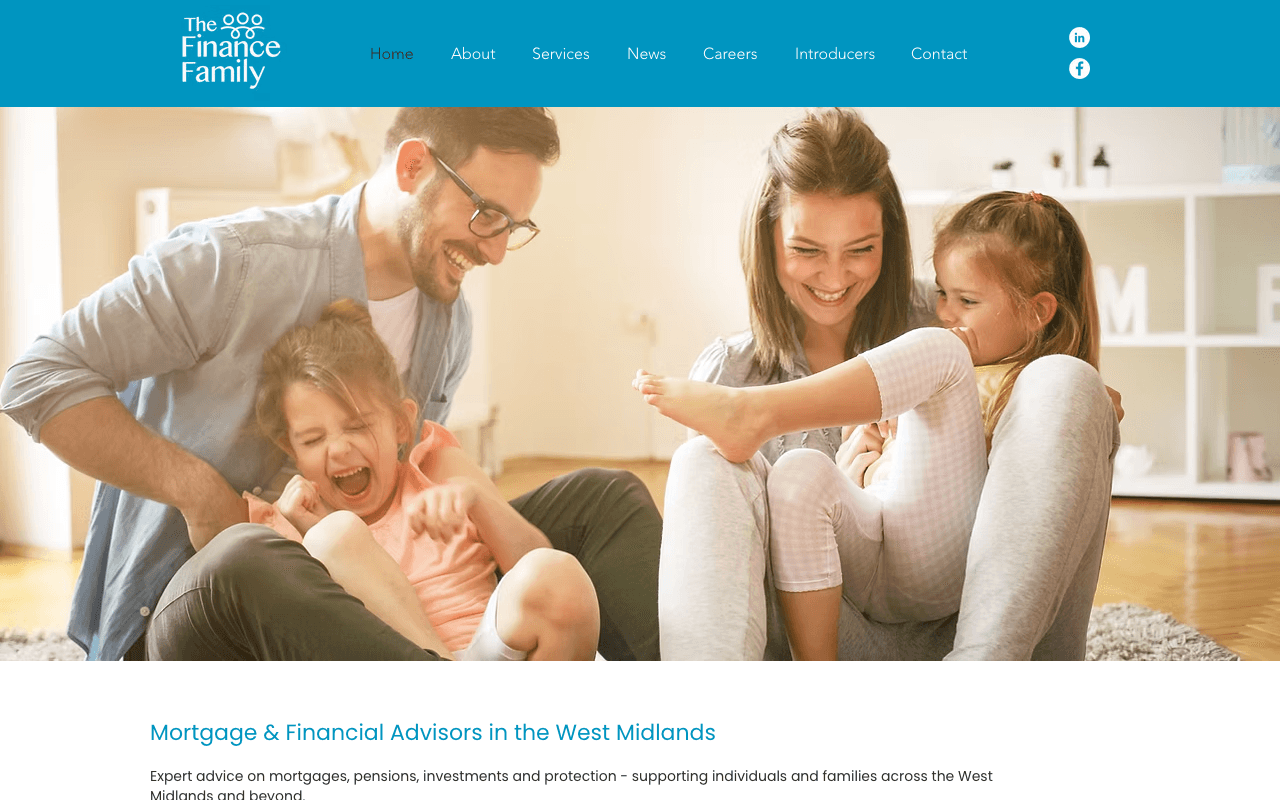 The Finance Family website preview