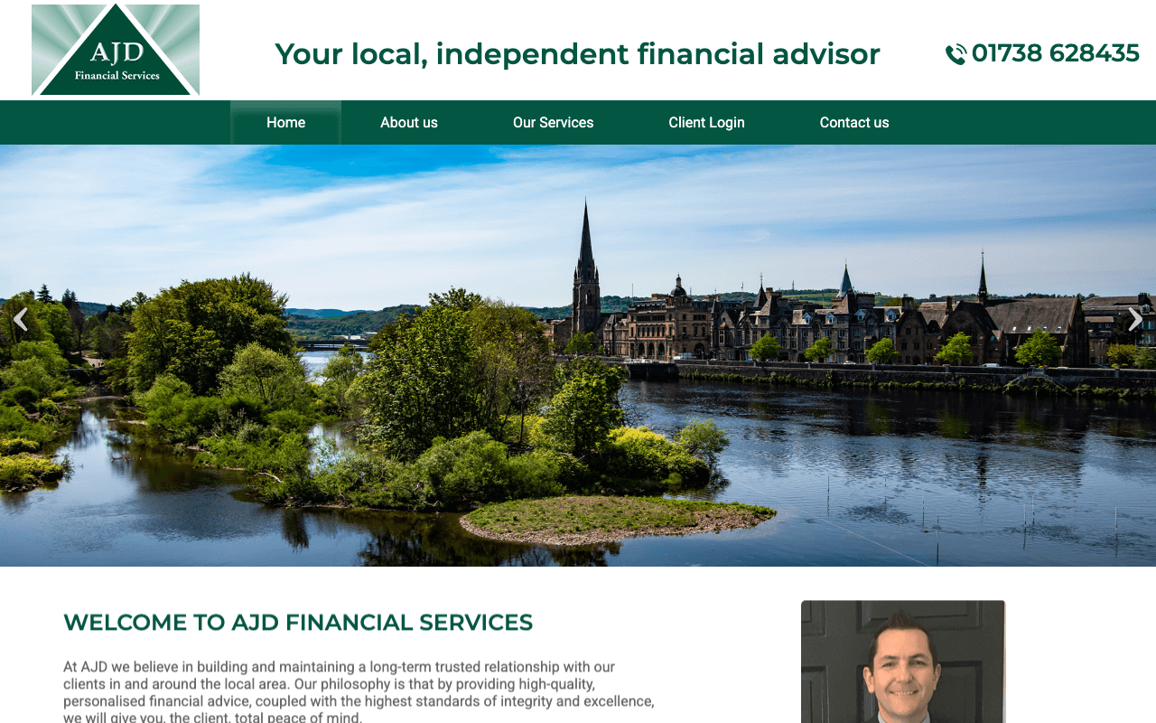 AJD Financial Services Ltd website preview