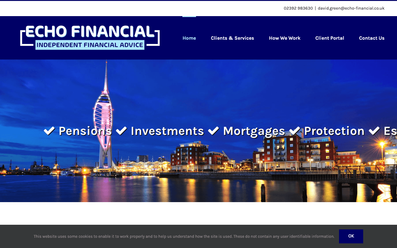 Echo Financial Management Ltd website preview