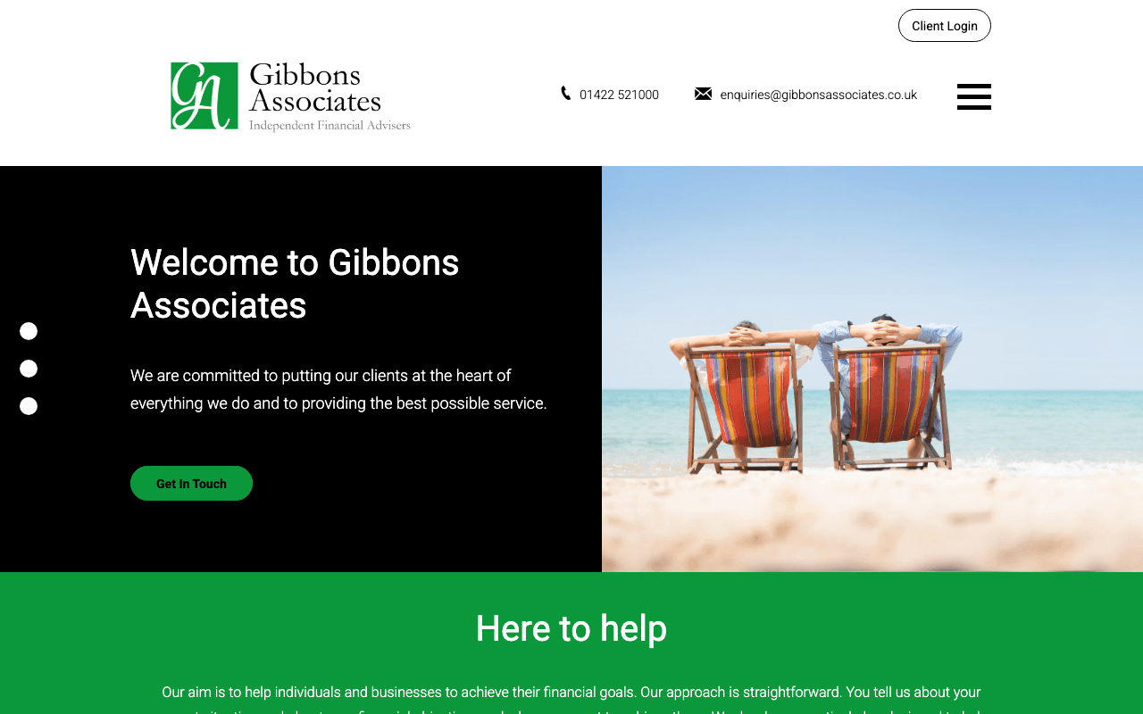 Gibbons Associates Ltd website preview