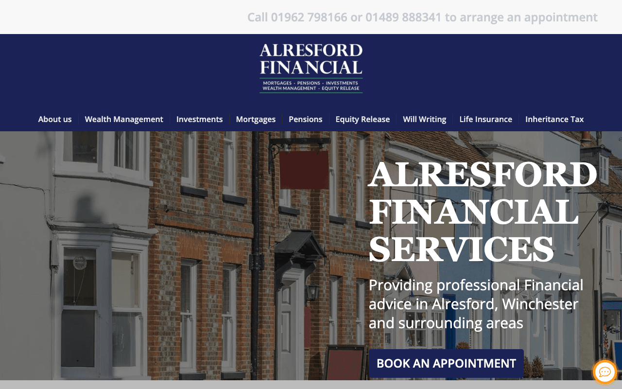 Equity Release Advisor Winchester (Specialist Equity Release Advisor) website preview