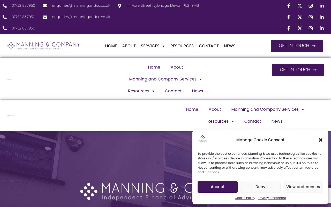 Assure Wealth Management Ltd website preview