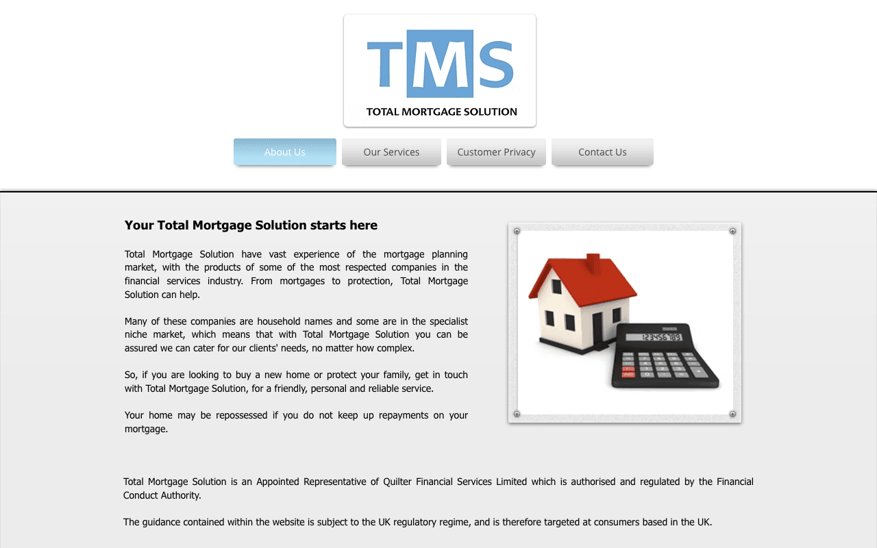 Total Mortgage Solution website preview
