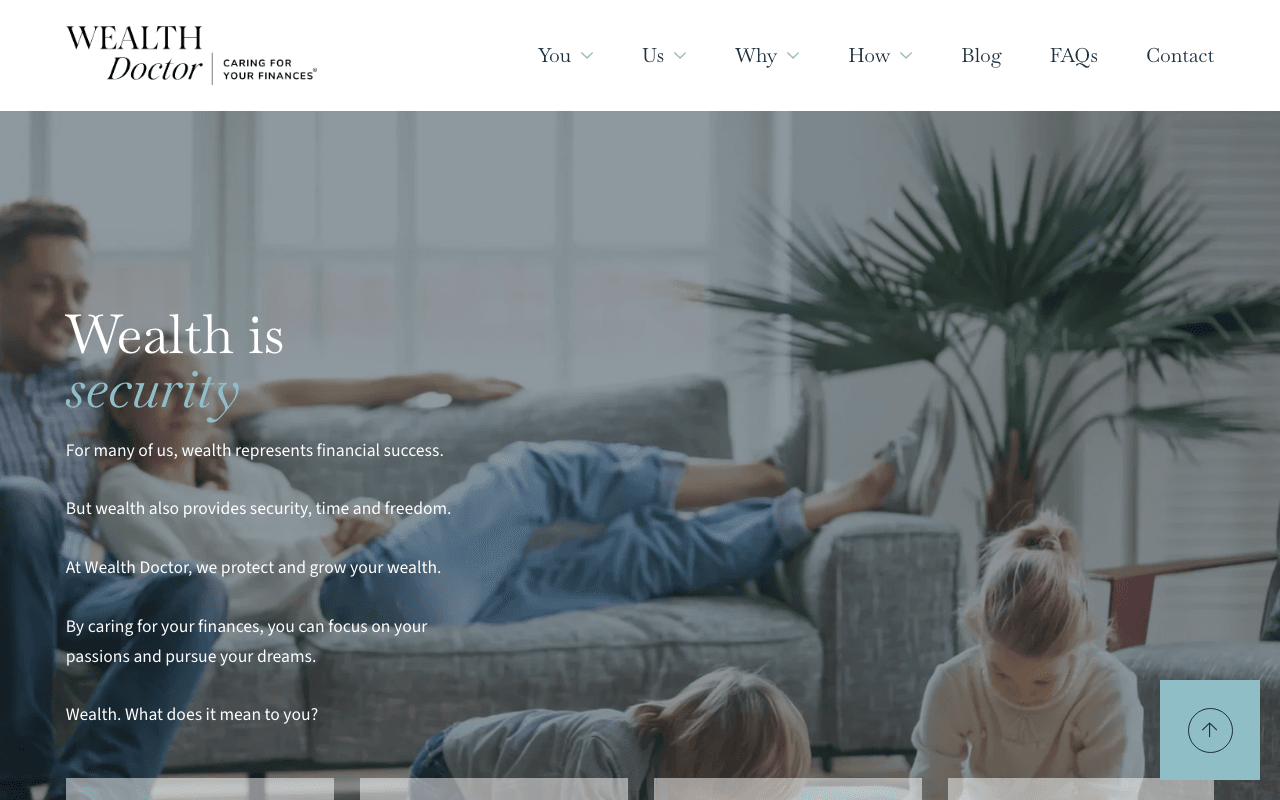 WEALTH Doctor website preview