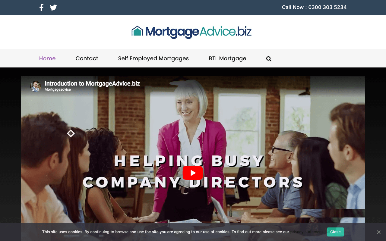 Fee Free Mortgage Broker Cirencester / MortgageAdvice.Biz website preview