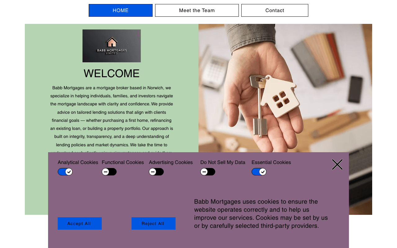 Babb Mortgages Limited website preview