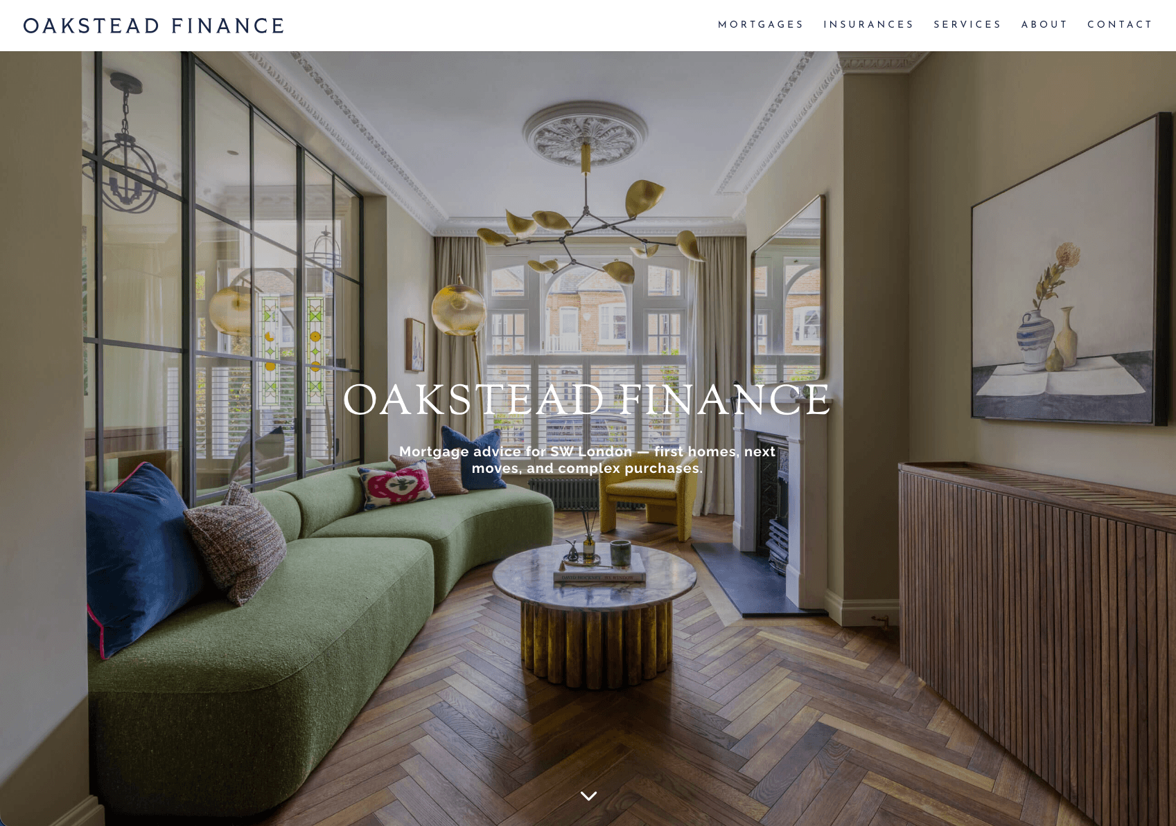 Oakstead Finance website preview