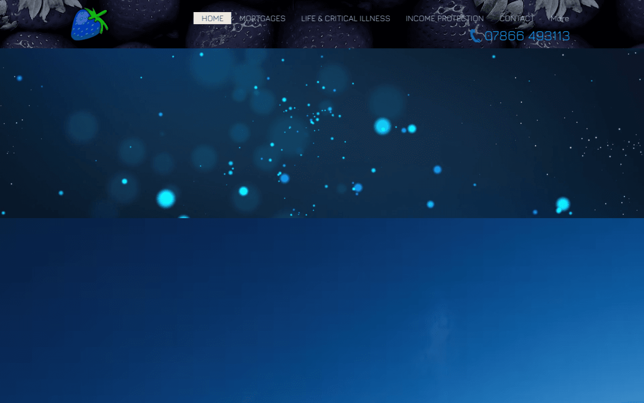 Blue Strawberry Mortgages Limited website preview