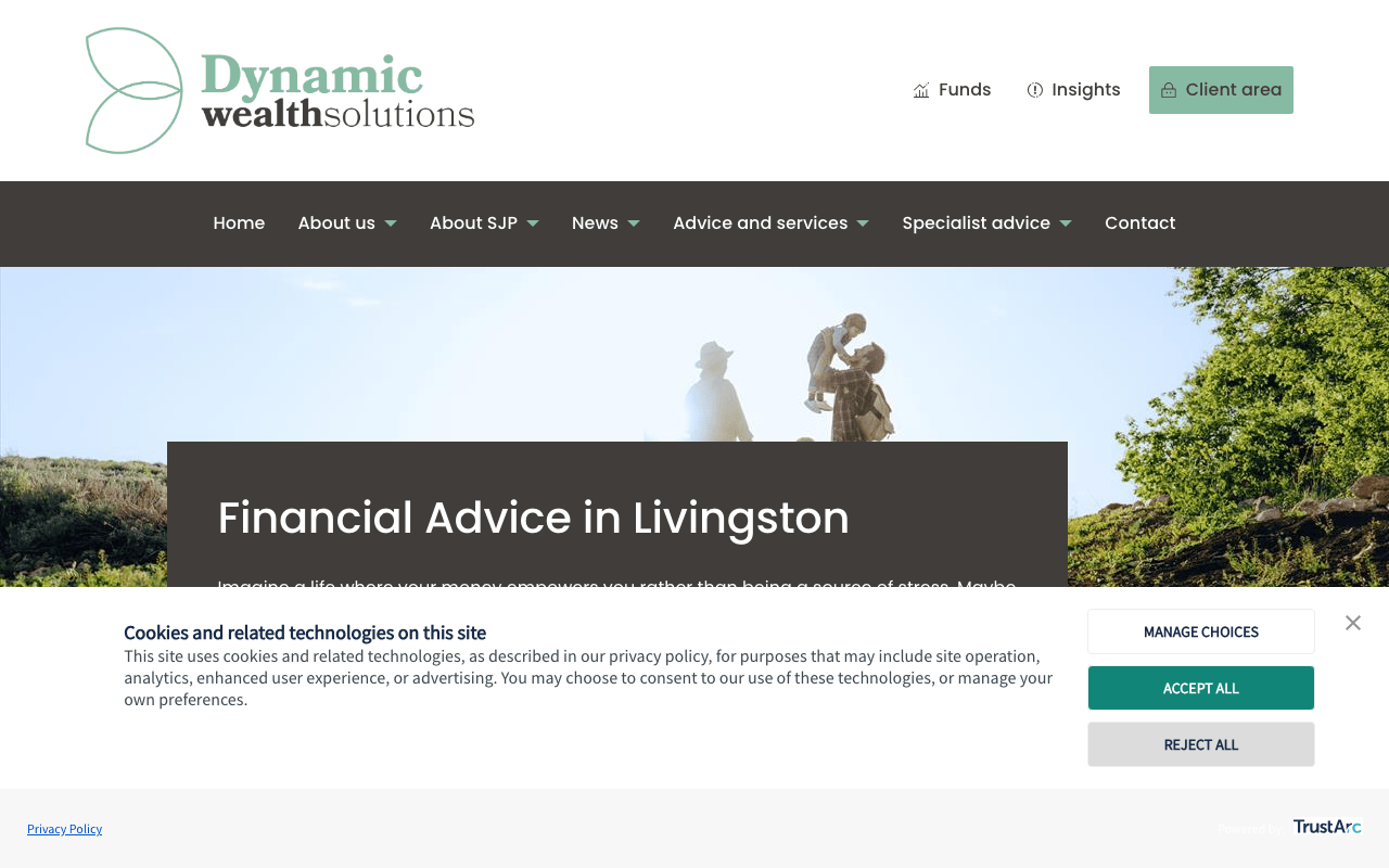 Dynamic Wealth Solutions Ltd website preview