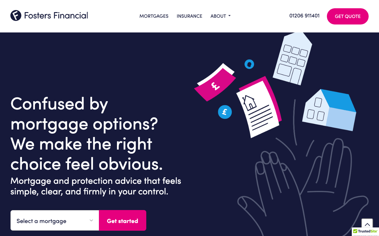 Fosters Financial Bishop's Stortford - Mortgage Brokers & Advisors website preview