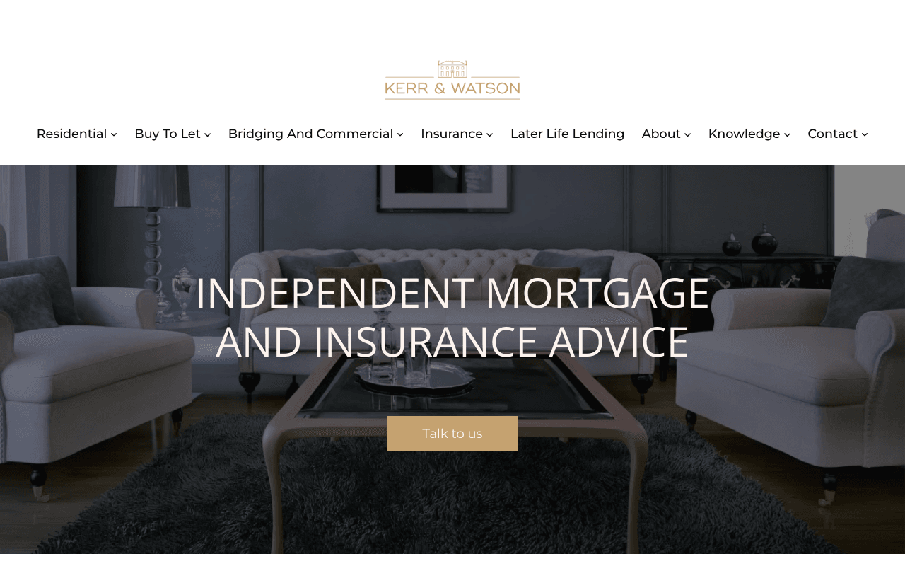 Kerr & Watson Limited website preview