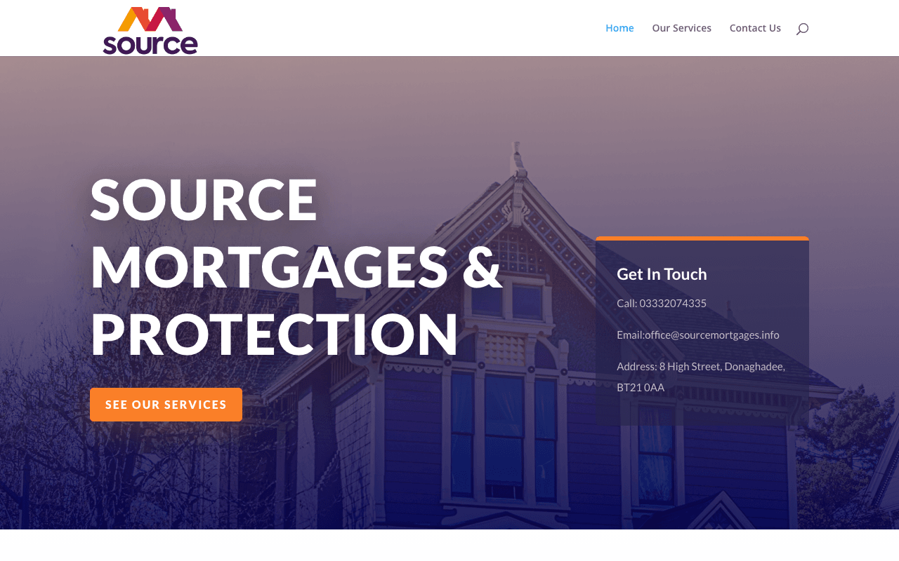 Source Property & Mortgages website preview