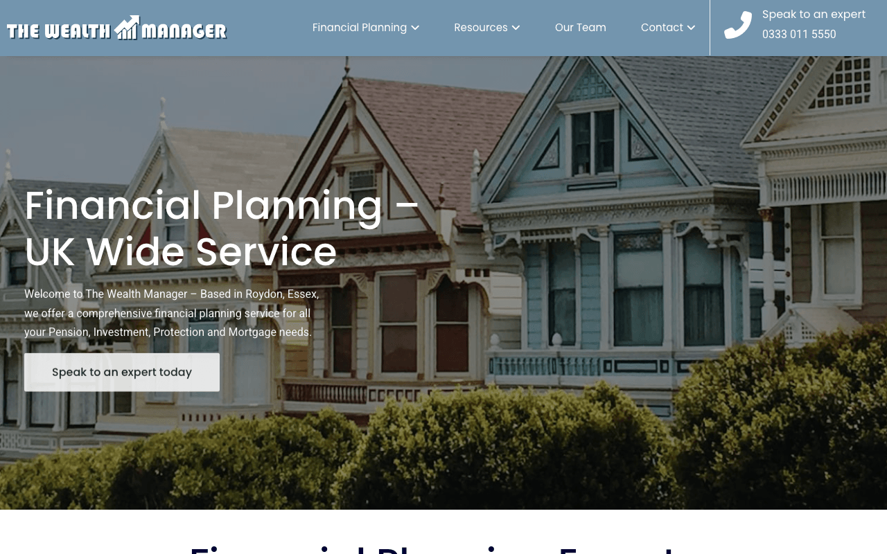 The Wealth Manager - Financial Adviser - Laurence Gould and Kealy Ball website preview