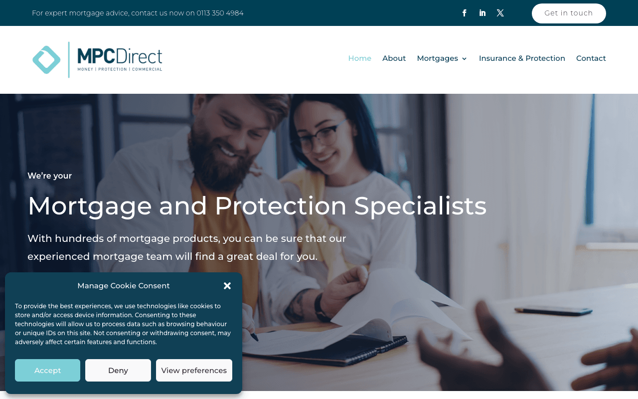 MPC Direct website preview