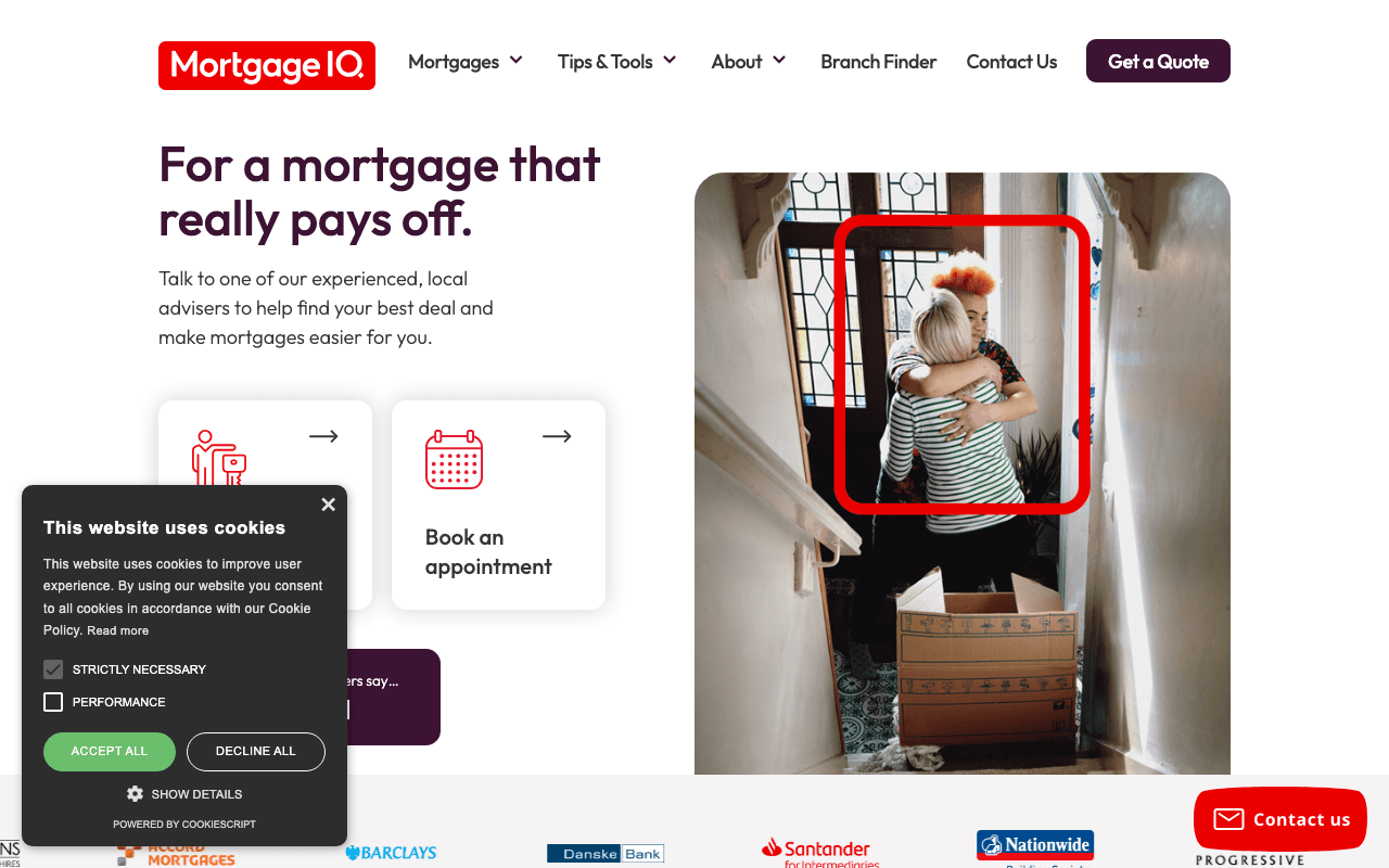 Mortgage IQ website preview