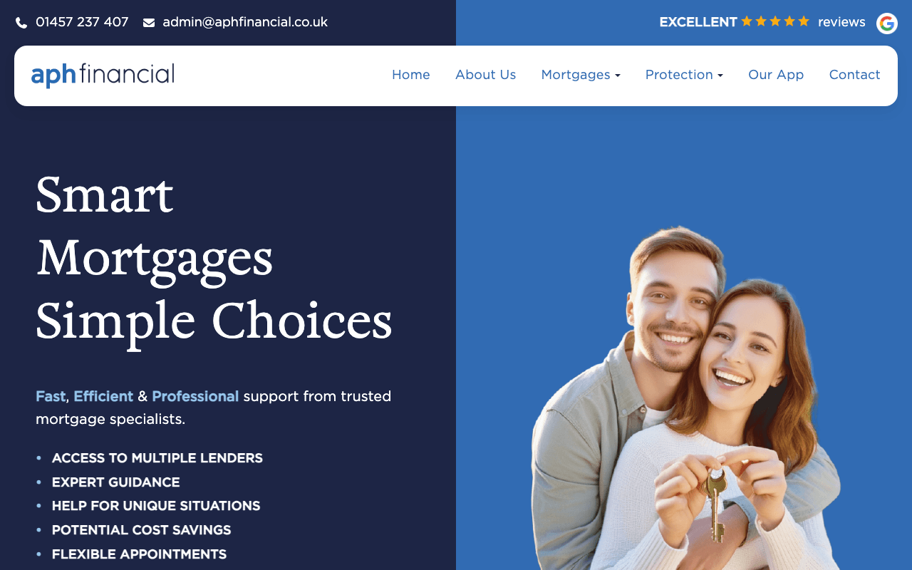 APH Financial Solutions website preview