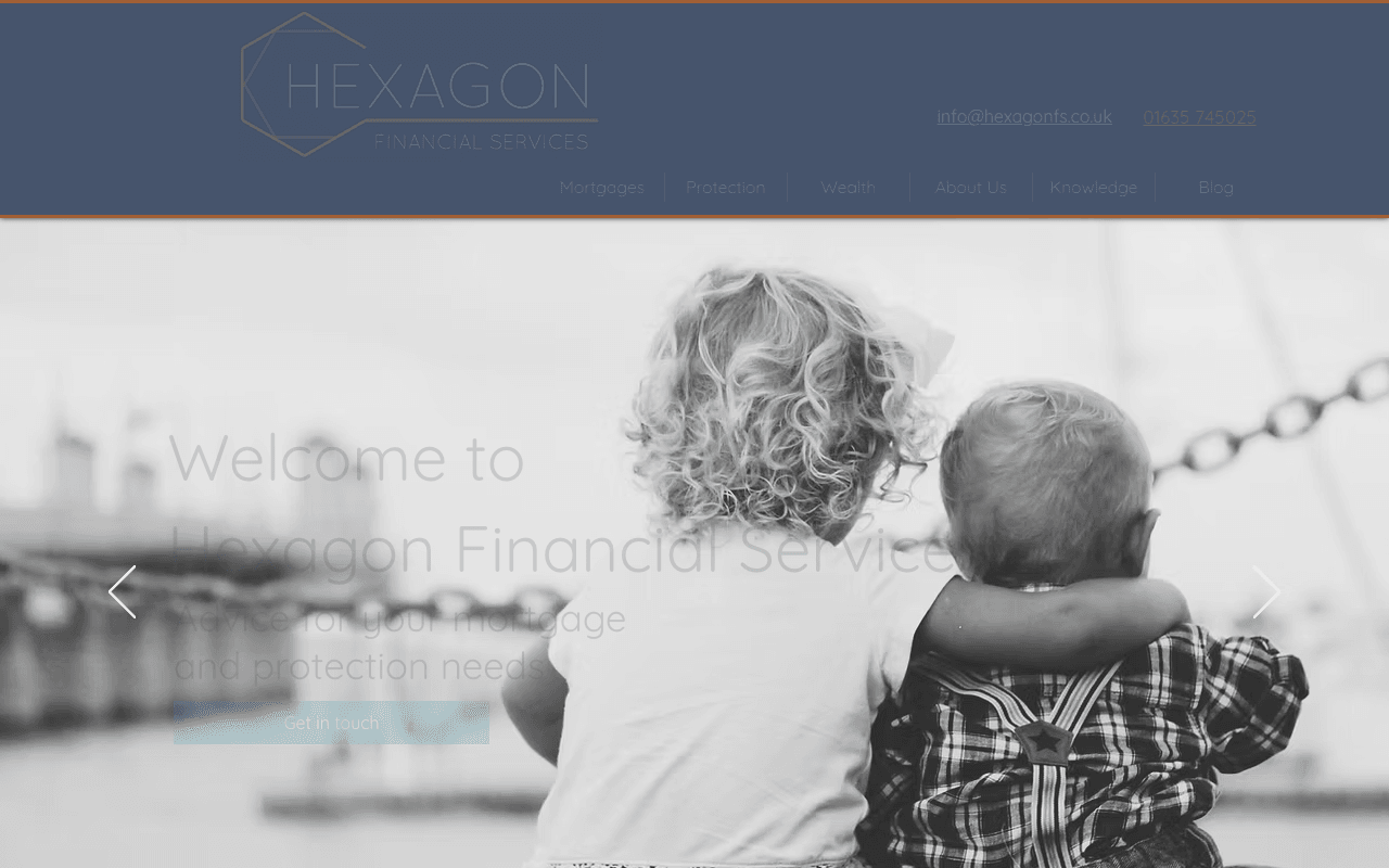 Hexagon Financial Services website preview