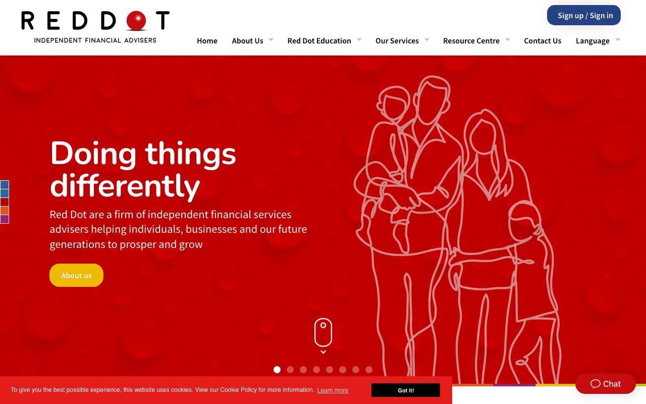 Red Dot (Cymru) Ltd website preview